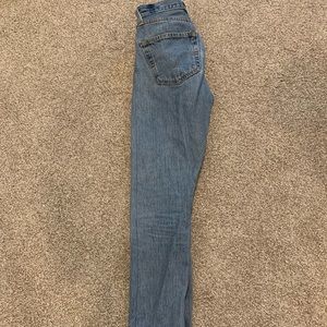 Re/done high waist ankle crop